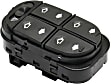 1999 Ford Contour SVT - Front, Driver Side Window Switch, Black, 5-button