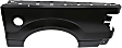 Rear, Driver Side, Outer Quarter Panel, Steel, Primed, Styleside, For Models With 5.5 Foot Bed Length, Without Wheel Opening Molding Holes