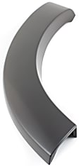 Rear, Passenger Side, Front Section Fender Trim, Primed