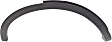 Rear, Passenger Side Fender Trim, Textured Black
