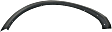 Rear, Passenger Side Fender Trim, Textured Black