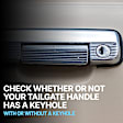 2008 Ford Explorer Sport Trac - Tailgate Handle, Crew Cab Pickup, Textured Black, Plastic, With Camera Hole - Exterior