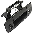 Replacement® 2013-2018 Ram 1500 - Exterior Tailgate Handle, Textured Black, Plastic; with Camera and Key Holes, Type 1 REPF580727
