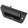 Tailgate Handle, Textured Black Plastic With Camera hole With Key Hole