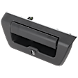 Tailgate Handle, Textured Black, Plastic, Manual Type, without Trailer Hookup Lamp Hole