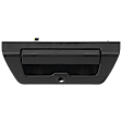 Tailgate Handle, Textured Black, Plastic, Manual Type, without Trailer Hookup Lamp Hole
