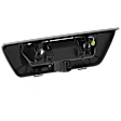 Tailgate Handle, Textured Black, Plastic, Manual Type, without Trailer Hookup Lamp Hole