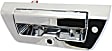 Tailgate Handle, Chrome, Plastic, Manual Type, with Trailer Hookup Lamp Hole