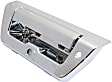 Tailgate Handle, Chrome, Plastic, Manual Type, with Trailer Hookup Lamp Hole