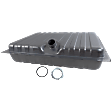 1970 Ford Mustang Base - Galvanized Steel Fuel Tank, Without E.E.C., With Drain Plug, 32-5/8" x 24-1/2" x 9-3/4", Lock Ring Kit Included, 22 gallons / 83 liters
