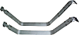 Fuel Tank Strap - RWD, 27.25 in. Length of Strap 1, 31.75 in. Length of Strap 2, Steel Material
