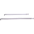 Fuel Tank Strap - Fits 4WD Vehicles only, 34.75 in. Length of Strap 1, 29 in. Length of Strap 2, Steel Material