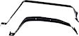 Fuel Tank Strap - 24 in. Length of Strap 1, 34.75 in. Length of Strap 2, Steel Material
