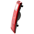 Driver Side Tail Light, without Bulb, Halogen, Clear and Red Lens, CAPA CERTIFIED