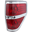 2013 Ford F-150 - Passenger Side Halogen Tail Light, Without bulb(s), Styleside, OE Replacement, CAPA Certified