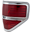 2013 Ford F-150 - Passenger Side Halogen Tail Light, Without bulb(s), Styleside, OE Replacement, CAPA Certified