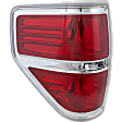 2013 Ford F-150 - Driver Side Halogen Tail Light, Without bulb(s), OE Replacement, Styleside, CAPA Certified
