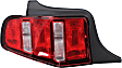 Driver Side Tail Light, without Bulb, Halogen, Clear and Red Lens