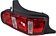 Driver Side Tail Light, without Bulb, Halogen, Clear and Red Lens