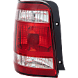 2012 Ford Escape - Driver Side Halogen Tail Light, Without bulb(s), OE Replacement, CAPA Certified