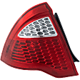 2012 Ford Fusion S - Driver Side Halogen Tail Light, Without bulb(s), OE Replacement
