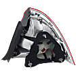 2012 Ford Fusion S - Driver Side Halogen Tail Light, Without bulb(s), OE Replacement