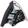 2012 Ford Fusion S - Driver Side Halogen Tail Light, Without bulb(s), OE Replacement