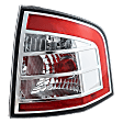 Passenger Side Tail Light, with Bulb, Halogen, Clear and Red Lens, Except 09-10 Sport Model