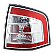Passenger Side Tail Light, with Bulb, Halogen, Clear and Red Lens, Except 09-10 Sport Model