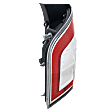 Driver Side Tail Light, with Bulb, Halogen, Clear and Red Lens, Except 09-10 Sport Model