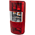 Passenger Side Tail Light, with Bulb, Halogen, Clear and Red Lens, 4 Cyl., 2.0L Engine