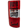 Driver Side Tail Light, with Bulb, Halogen, Clear and Red Lens, 4 Cyl., 2.0L Engine, CAPA Certified