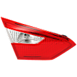 Driver Side, Inner Tail Light, With bulb(s), Halogen, Clear and Red Lens