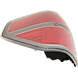 Driver Side Tail Light, without Bulb, Halogen, Clear Lens, Gray Bezel Trim, FX2 Model, With Styleside Bed