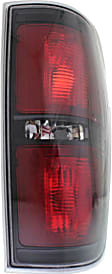 Passenger Side Tail Light, without Bulb, Halogen, Clear Lens
