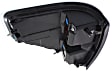 Passenger Side Tail Light, without Bulb, Halogen, Clear Lens