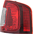Passenger Side Tail Light, with Bulb, Halogen, Clear and Red Lens, Sport Model, 6 Cyl., 3.7L Engine