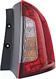 Passenger Side Tail Light, with Bulb, Halogen, Clear and Red Lens, Sport Model, 6 Cyl., 3.7L Engine