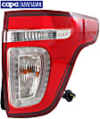 2014 Ford Police Interceptor Utility Base - Passenger Side Halogen Tail Light, With bulb(s), OE Replacement, CAPA Certified