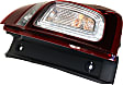 Passenger Side Tail Light, with Bulb, Halogen, Clear, Red and Smoked Lens, Type 3