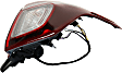 Passenger Side Tail Light, with Bulb, Halogen, Clear, Red and Smoked Lens, Type 3