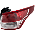 2014 Ford Escape - Passenger Side, Outer Halogen Tail Light, With bulb(s), OE Replacement