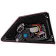 Passenger Side, Inner Tail Light, with Bulb, Halogen, Clear and Red Lens