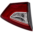 Driver Side, Inner Tail Light, with Bulb, Halogen, Clear and Red Lens, Energi/Titanium Models