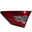 Passenger Side Tail Light, with Bulb, Halogen, Clear and Red Lens, CAPA CERTIFIED