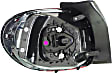 Passenger Side Tail Light, with Bulb, Halogen, Red Lens