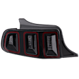 2014 Ford Mustang Base - Driver Side Halogen Tail Light, With bulb(s), OE Replacement