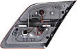 Driver Side, Inner Tail Light, with Bulb, Halogen, Clear and Red Lens
