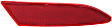 2018 Ford Focus S - Rear, Passenger Side Bumper Reflector