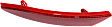 Rear, Driver Side Bumper Reflector